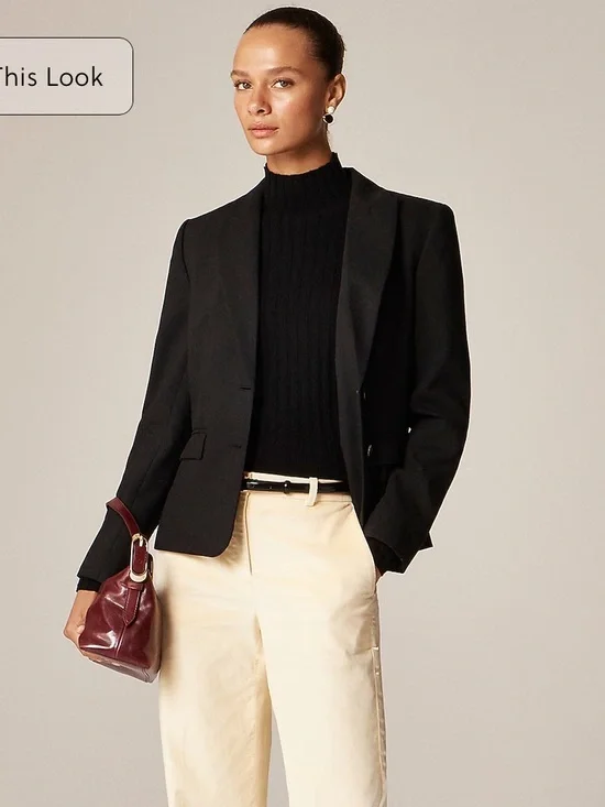 J Crew Wide-rib cashmere turtleneck sweater - Picture 2 of 6